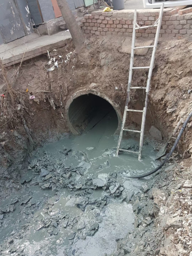 积石山管道清洗