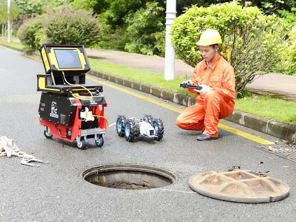 积石山管道机器人检测